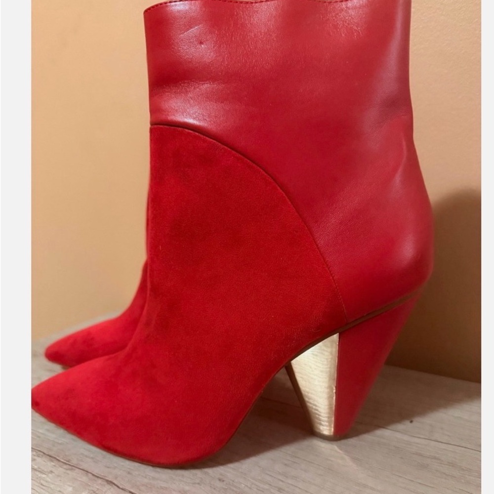 BCBG Generation Women's Lara Boot in Scarlet Red sz 10